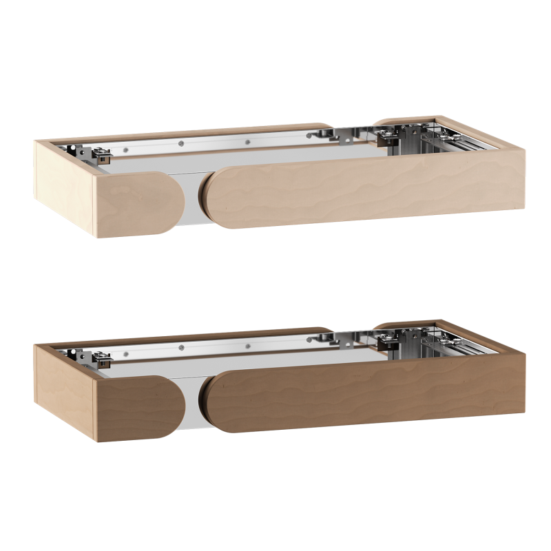 Harvia Concept R Mini wooden safety railing parts, linden or walnut