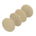 Harvia round wooden sauna door handle, small - 0