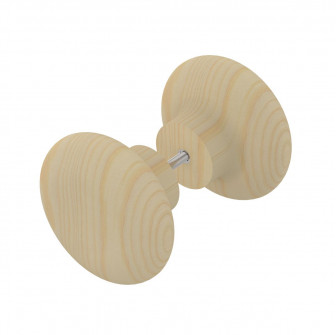 Harvia round wooden sauna door handle, large