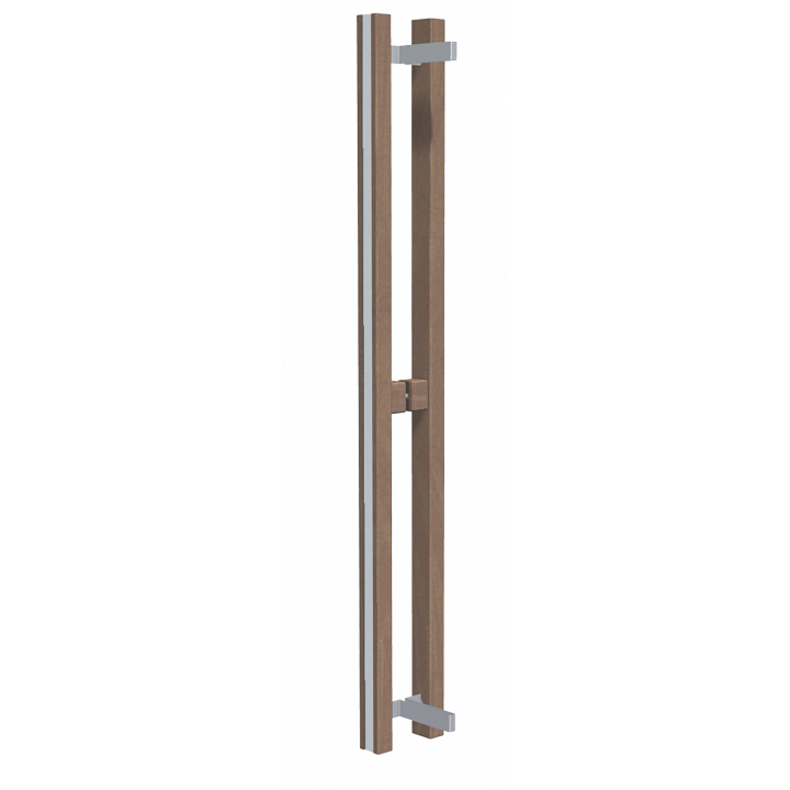 HARVIA door handle, heat-treated aspen wood
