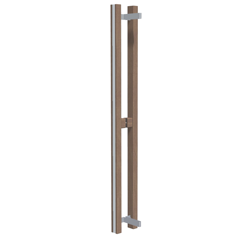 HARVIA door handle, heat-treated aspen wood