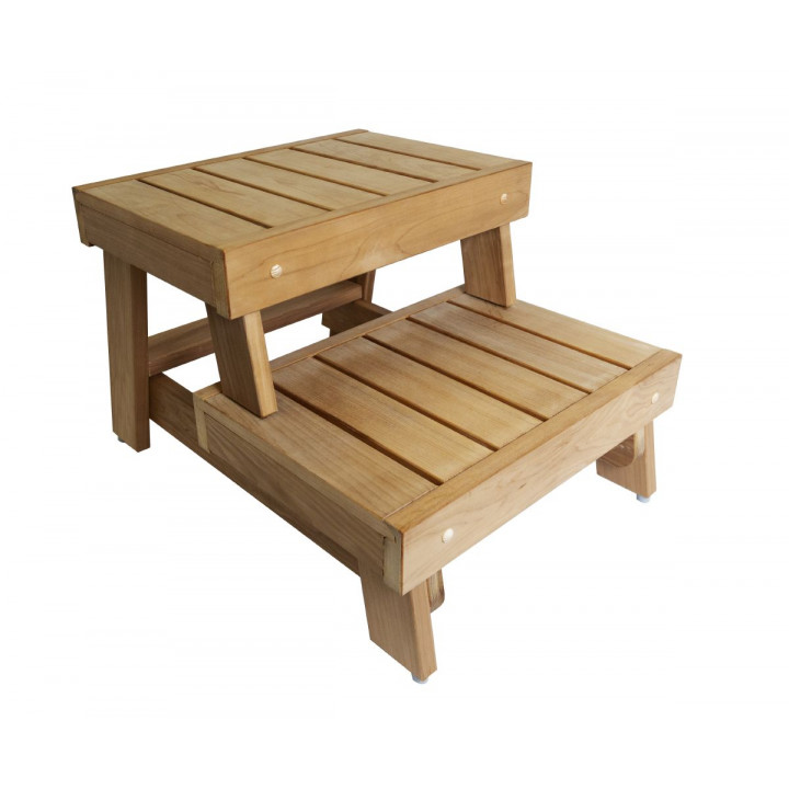 HARVIA Formula sauna bench - step, heat-treated aspen