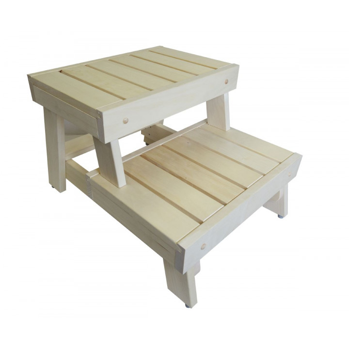 HARVIA Formula sauna bench - step, aspen