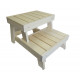 HARVIA Formula sauna bench - step, aspen