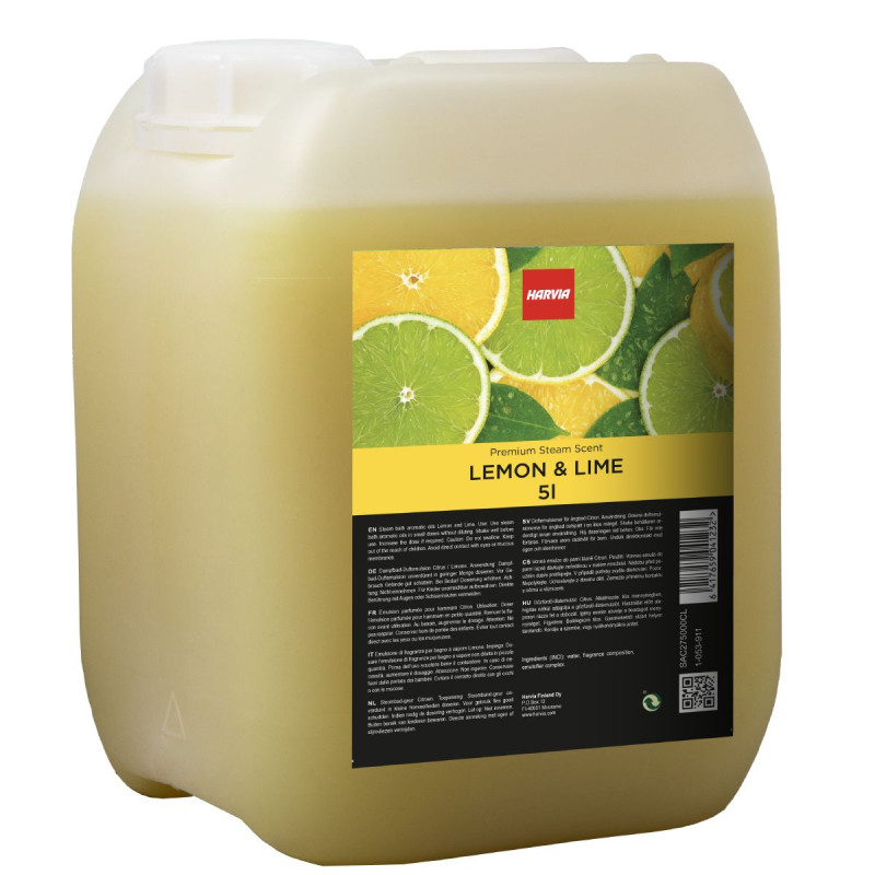 HARVIA steam bath aromatic oils, lemon and lime 5 l