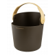 HARVIA Helmi sauna bucket and ladle set, dark brown