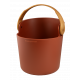 HARVIA Helmi sauna bucket and ladle set, Terracotta