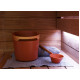 HARVIA Helmi sauna bucket and ladle set, Terracotta