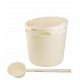 HARVIA Helmi sauna bucket and ladle set, Ivory