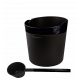 HARVIA Helmi sauna bucket and ladle set, black