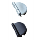 Harvia Basic hinges for glass sauna doors, for mounting to a wooden frame, 2pcs, black colour