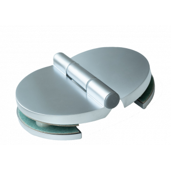 Harvia Basic hinges for glass sauna doors, glass-to-glass, 2 pcs.