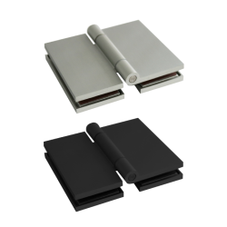 Harvia Premium sauna door hinge, glass-to-glass 