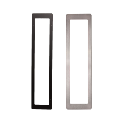 Harvia front cover for IR radiator, black or stainless steel 