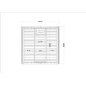 Sauna house - HARVIA Kaski 220-P - 2