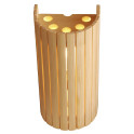 Harvia SAS20913 vertical sauna lamp shade, pine - 0