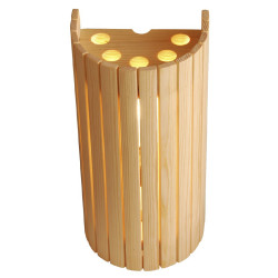 Harvia SAS20913 vertical sauna lamp shade, pine 