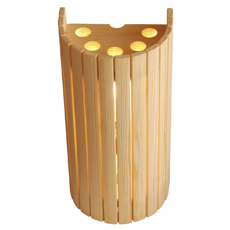 Harvia SAS20913 vertical sauna lamp shade, pine