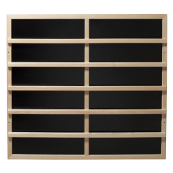 Harvia IR heating plate with light wood backrest, 100–515 W 