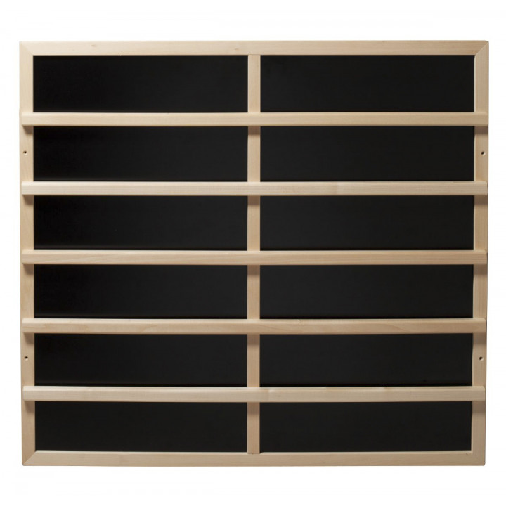 Harvia IR heating plate with light wood backrest, 100–515 W