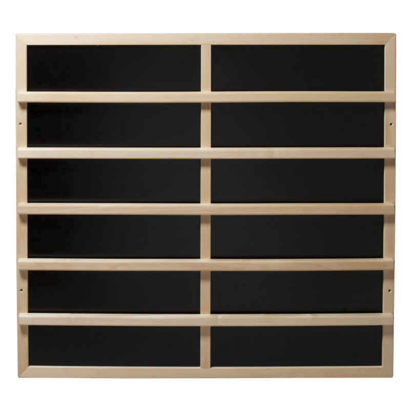 Harvia IR heating plate with light wood backrest, 100–515 W