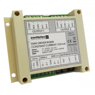 Harvia DMX RGBW LED driver, 2 × 4 channels