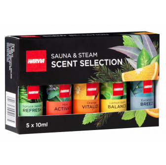 HARVIA Sauna Scent Set, 5 x 10 ml