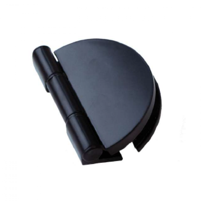 Harvia Basic hinges for glass sauna doors, for mounting to a wooden frame, 2pcs, black colour