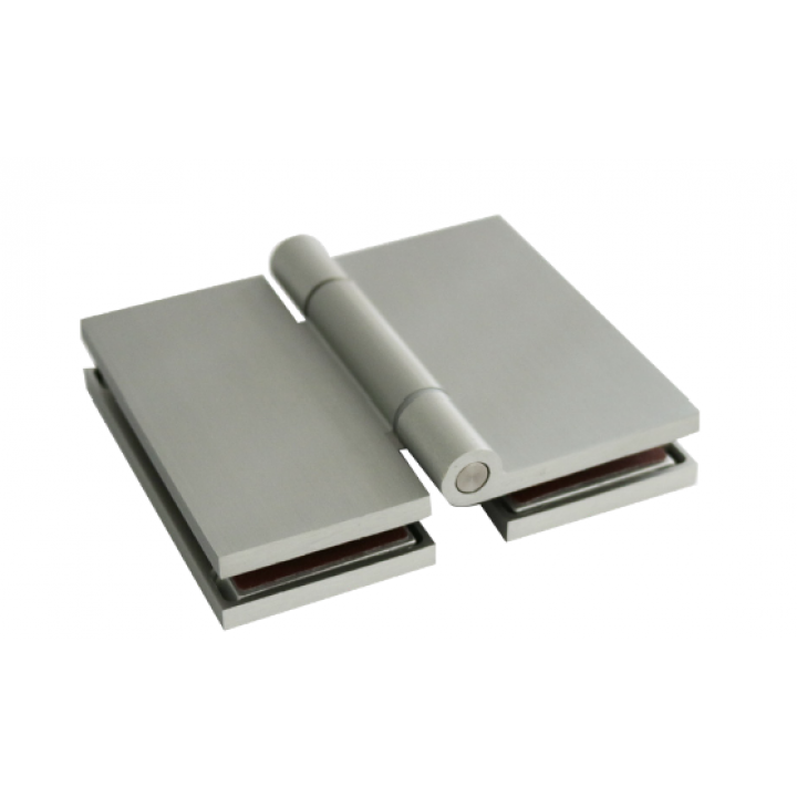 Harvia Premium sauna door hinge, glass-to-glass, silver colour