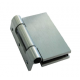 Harvia Premium sauna door hinge, silver color