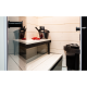 HARVIA SmartFold bath cabin, To the right, White