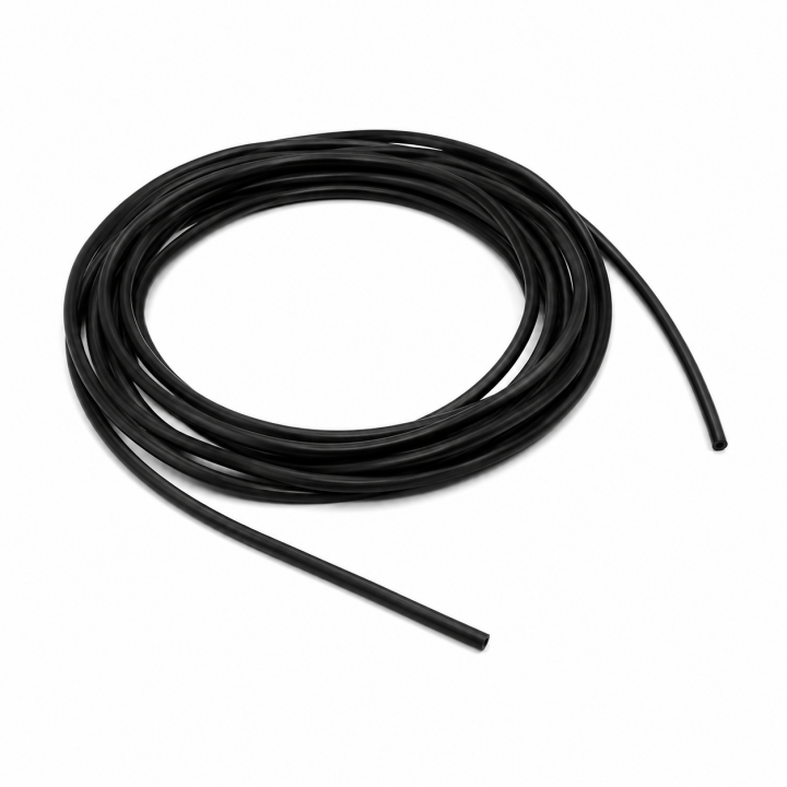 Harvia glass door seal, 5 m, black