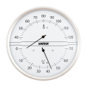 HARVIA thermo-hygrometer round, white - 0