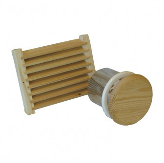 Harvia ventilation grille with shutter