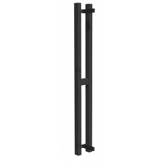 HARVIA vertical door handle, black painted
