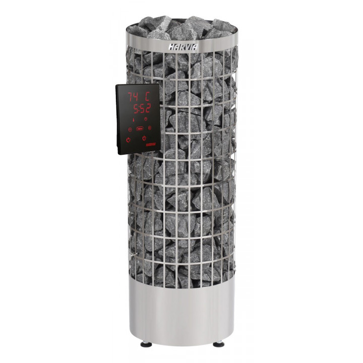 Electric sauna heater - HARVIA Cilindro PC110XW with Xenio WiFi, 10.8 kW