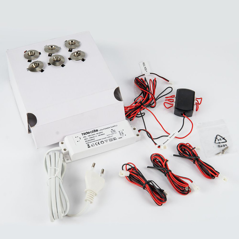 Sauna lighting HIDEALITE, 6 pcs.