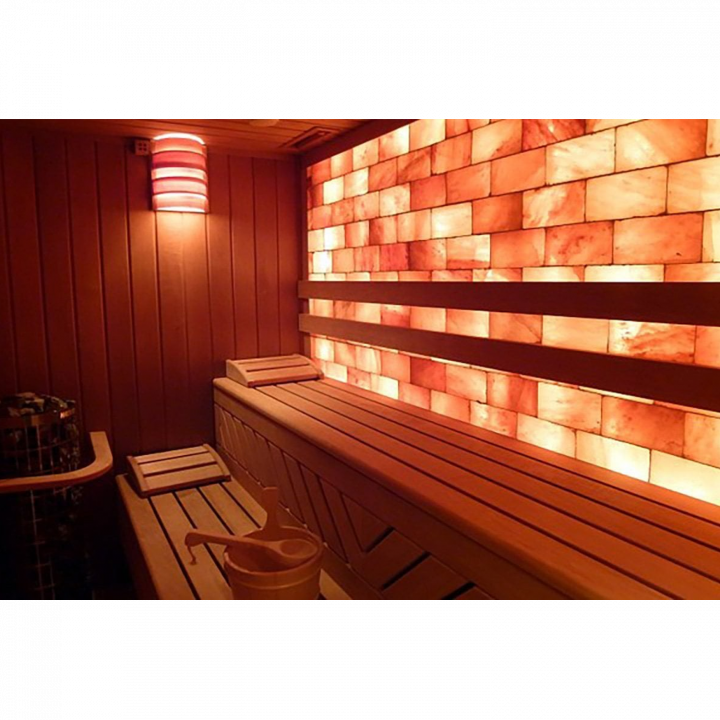 Himalayan salt brick with smooth surface 300 × 200 × 38 mm