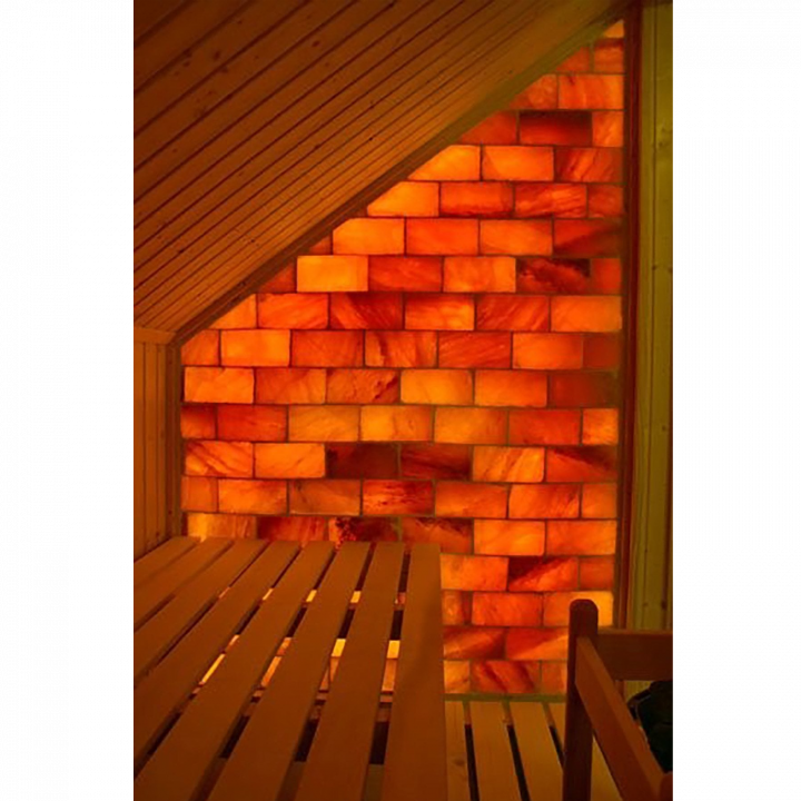 Himalayan salt brick with smooth surface 300 × 200 × 38 mm