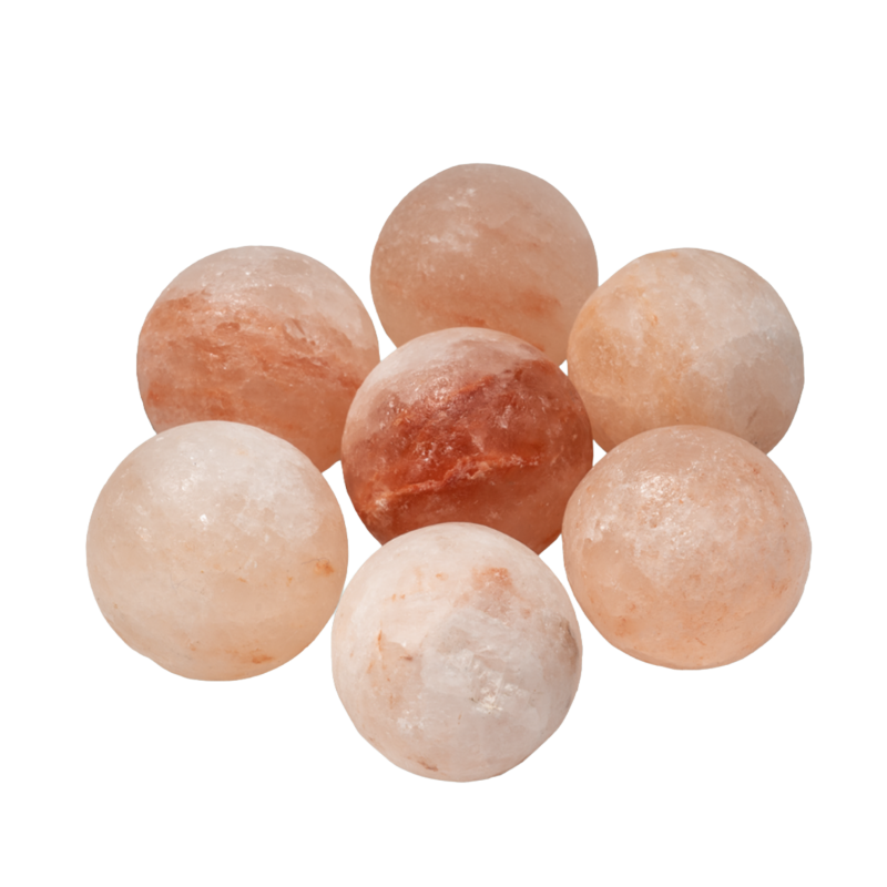 A set of Himalayan salt balls