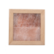 Himalayan salt light without lightning, abachi wood