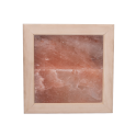 Himalayan salt light without lightning, linden wood - 0