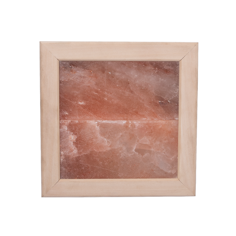 Himalayan salt light without lightning, linden wood
