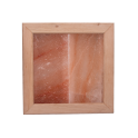 Himalayan salt light without lightning, black alder wood - 0