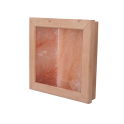 Himalayan salt light LED, black alder wood - 2