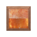 Himalayan salt light LED, cedar wood - 0