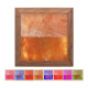 Himalayan salt light LED RGB, cedar wood