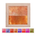 Himalayan salt light LED RGB, linden wood - 0