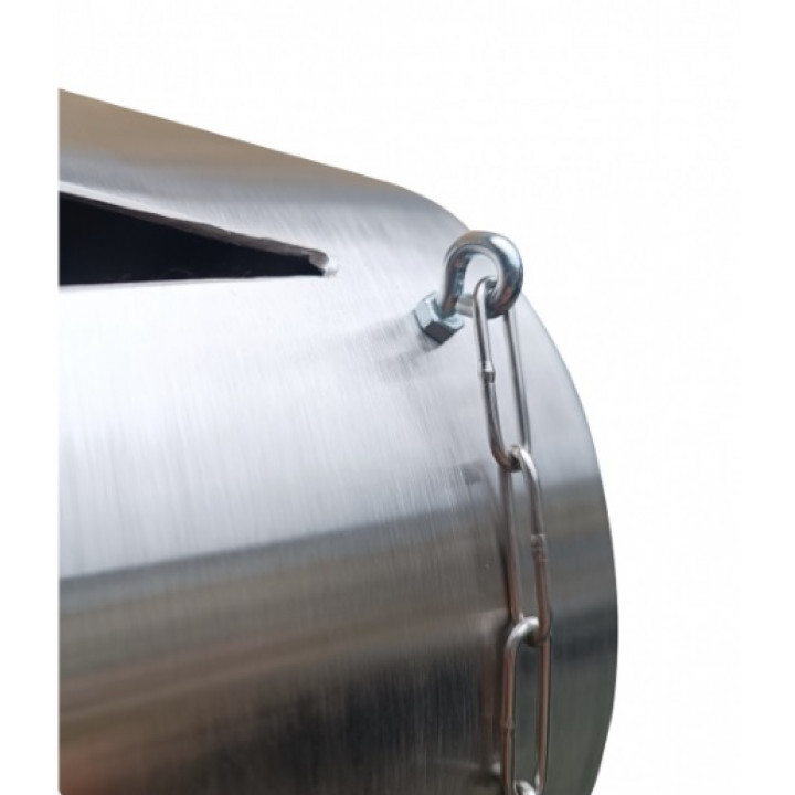 Horizontal pouring bucket 15 l, stainless steel