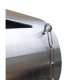 Horizontal pouring bucket 15 l, stainless steel